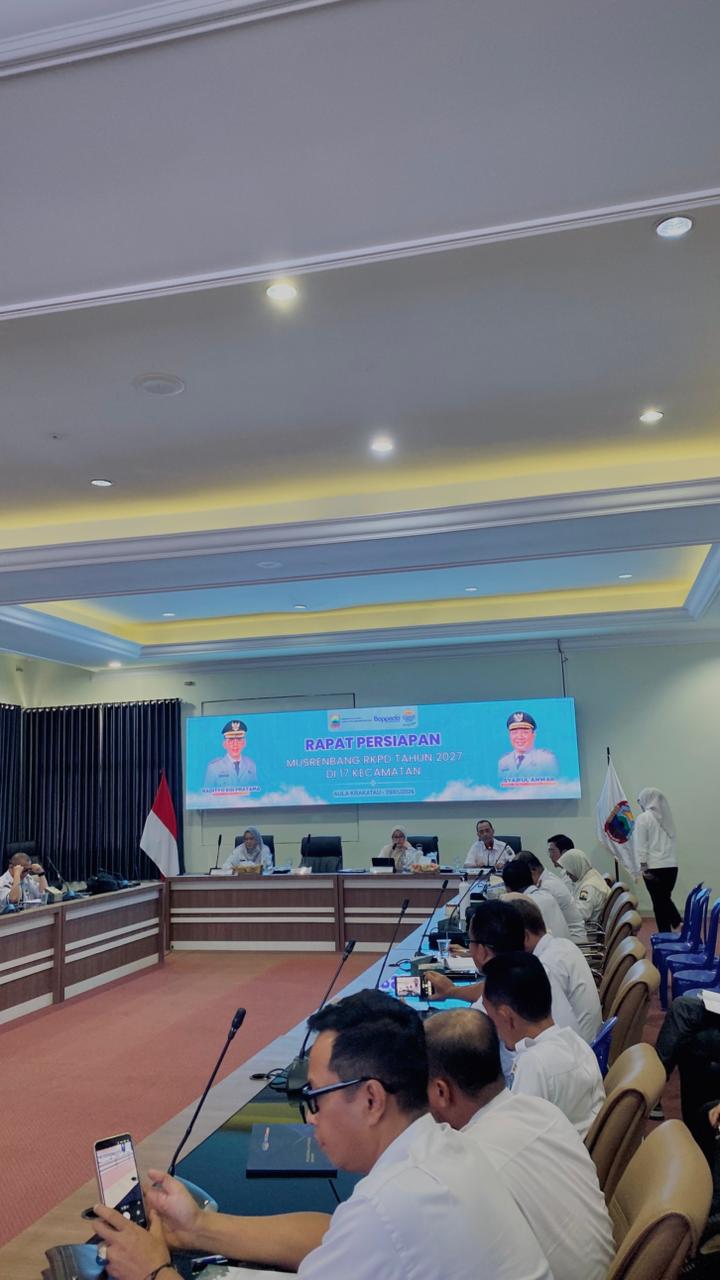 Rapat Persiapan Musrenbang RKPD Tahun 2027